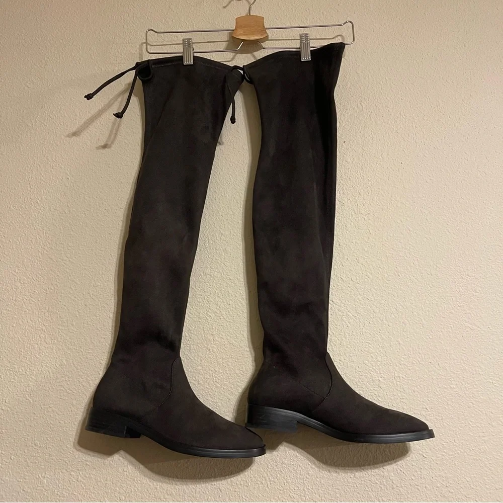 STUART WEITZMAN‎ Brown Suede knee high boots